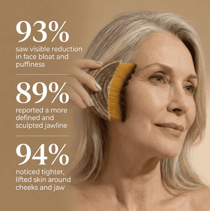 Lymphatic Gua Sha Brush for Snatched Face